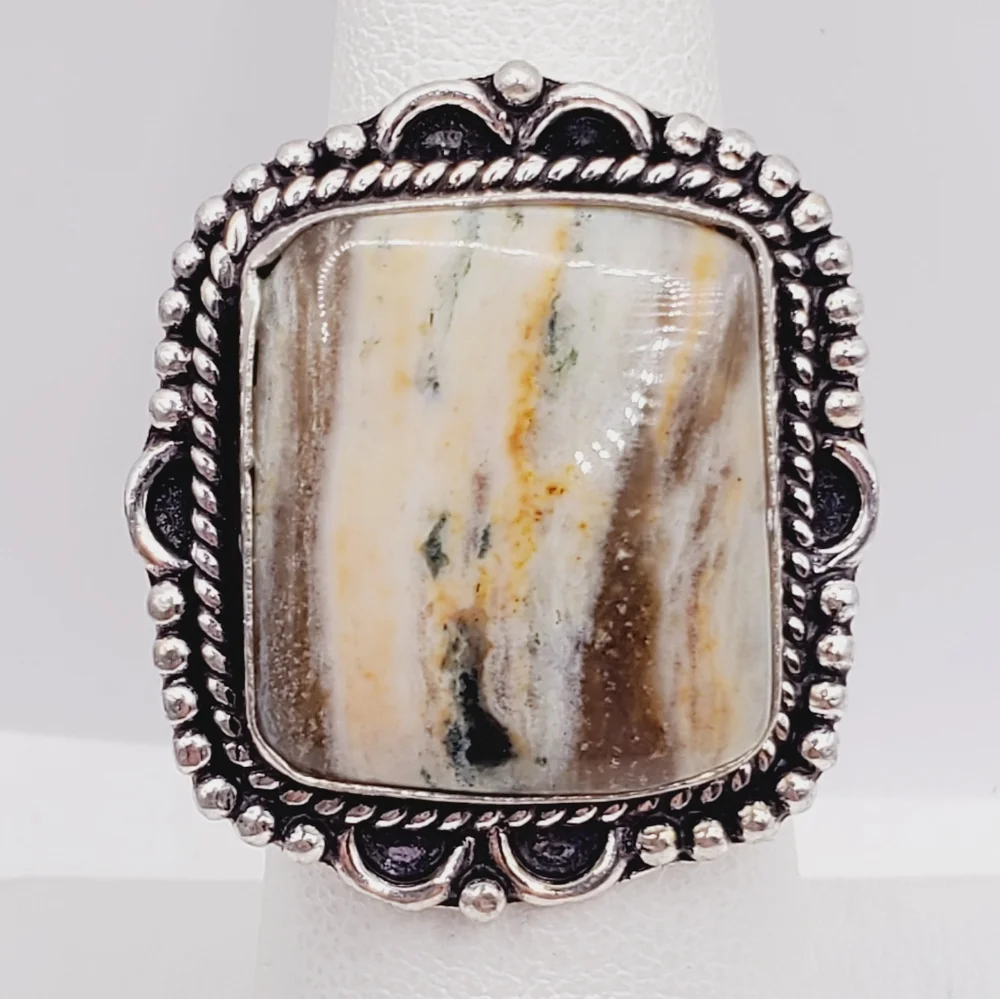 Jasper Statement Ring